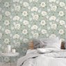 Esselle Esselle - Ashley Floral Sage Wallpaper