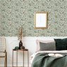 Esselle Esselle - Birds and Blossoms Green Wallpaper