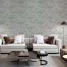 Esselle Esselle - Luxury Leaf Soft Silver Wallpaper