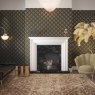 Esselle Esselle - Palm Palace Black and Gold Wallpaper