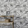 Esselle Esselle - Safari Elephant Charcoal Wallpaper