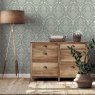 Esselle Esselle - Stag Damask Sage Green Wallpaper