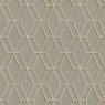 Wallpaper Sample - Embroidery Stitch Diamond Taupe and Gold Wallpaper
