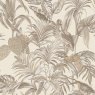 Wallpaper Sample - Bird of Paradise Beige and Gold