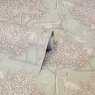 Esselle Wallpaper Sample - Woodland Scene Sage Green