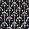 Wallpaper Sample - Palm Palace Black and Gold