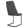 Torelli Furniture Ltd Castello - Dining Chair (Dark Grey Faux Leather)
