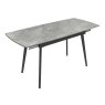 Torelli Furniture Ltd New Verdi - Ceramic Extending Dining Table (Matt Grey)