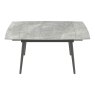 Torelli Furniture Ltd New Verdi - Ceramic Extending Dining Table (Matt Grey)