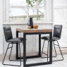 Baker Furniture Cooper - Bar Stool (Grey Faux Leather)