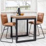 Baker Furniture Cooper - Bar Stool (Tan Faux Leather)
