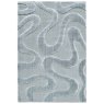 Master Craft Rugs Ltd Cleo - Blue Carved Shaggy Rug