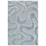 Master Craft Rugs Ltd Cleo - Blue Carved Shaggy Rug