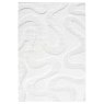 Master Craft Rugs Ltd Cleo - Cream Carved Shaggy Texture Rug