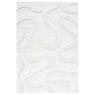 Master Craft Rugs Ltd Cleo - Cream Carved Shaggy Texture Rug