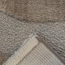 Master Craft Rugs Ltd Cleo - Brown Carved Shaggy Rug