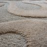 Master Craft Rugs Ltd Cleo - Brown Carved Shaggy Rug