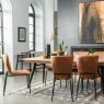 Baker Furniture Ella - Dining Chair (Tan Faux Leather)