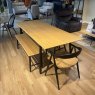Monza - Medium Extending Dining Table with (chairs/bench)