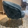 Furniture Link Monica - Accent Chair (Federal Blue Fabric)