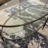Italia Coffee Table - Clear Glass Top
