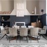 Baker Furniture Rebecca - Dining Chair (Misty Faux Leather)