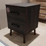 One Call Furniture Dorset - 2 Drawer Bedside Cabinet