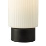 Dar Lighting Dar - Aneska Table Lamp (Matt Black and Opal Glass)