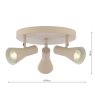 Dar Lighting Dar - Arnel Three Light Spotlight (Satin Taupe)