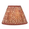 Dar Lighting Dar - Esther Red Cotton Empire Shade (25cm)