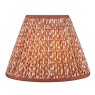 Dar Lighting Dar - Esther Red Cotton Empire Shade (30cm)