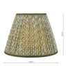 Dar Lighting Dar - Esther Green Cotton Empire Shade (35cm)