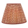 Dar Lighting Dar - Esther Red Cotton Empire Shade (35cm)