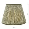 Dar Lighting Dar - Esther Green Cotton Empire Shade (40cm)