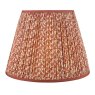 Dar Lighting Dar - Esther Red Cotton Empire Shade (40cm)