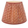 Dar Lighting Dar - Esther Red Cotton Empire Shade (40cm)