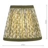 Dar Lighting Dar - Esther Green Cotton Empire Shade (15cm)