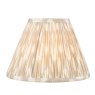 Dar Lighting Dar - Ikat Taupe Cotton Empire Shade (25cm)