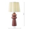 Dar Lighting Dar - Jordana Table Lamp Pink With Shade
