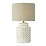 Dar Lighting Dar - Kedron Table Lamp Grey With Shade