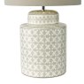 Dar Lighting Dar - Kedron Table Lamp Grey With Shade