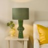 Dar Lighting Dar - Lagle Table Lamp Green With Shade