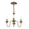 Dar Lighting Dar - Lydian 3 Light Pendant Antique Bronze (Fitting Only)