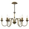 Dar Lighting Dar - Lydian 6 Light Pendant (Antique Bronze Fitting Only)