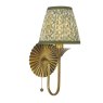 Dar Lighting Dar - Lydian Wall Light (Antique Bronze With Shade)