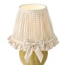Dar Lighting Dar - Omer Table Lamp Matt Taupe and Antique Brass