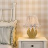 Dar Lighting Dar - Omer Table Lamp Matt Taupe and Antique Brass