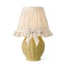 Dar Lighting Dar - Omer Table Lamp Matt Taupe and Antique Brass
