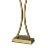 Dar Lighting Dar - Oporto Table Lamp (Aged Brass With Shade)