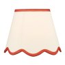 Dar Lighting Dar - Poma Natural Linen Tapered Drum Shade (25cm)